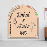 Load image into Gallery viewer, Webelkart Premium Designer Customised Acrylic Name plate for home Entrance Outdoor, Personalised Name Plate for house -11 x 14 inches