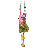 Load image into Gallery viewer, JaipurCrafts Handmade Rajasthani Idol/Door Hangings/Wall Hanging/Home and Office Decor/Home Furnishin Jaipuri Couples (puppetswallhanging-1)