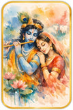 गैलरी व्यूवर में इमेज लोड करें, Webelkart Beautiful Radha Krishna Wall Painting with Frame For Home/Office Decor | 3D UV Printed Wall Decor for Living Room, Bedroom &amp; Temple | Home Decoration Item (18x12 Inches)