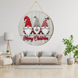 Load image into Gallery viewer, Webelkart Beautiful Merry Christmas Printed Wall Hanging/Door Hanging for Christmas Decorations Items-Gift Items Wall Hanging Decor Santa Hanging (10&quot; Inches)