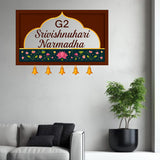 Load image into Gallery viewer, Webelkart Beautiful Acrylic Customised House Name Plate For Home Entrance Outdoor - Door name plates | Name Plate For Home, Office &amp; Outdoor Entrance (14 x 10 inches)