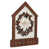 Load image into Gallery viewer, Webelkart Premium Family Designer Wooden Key Holder for Home/Office Decor, Key Holder for Wall Decor/Key Chain for Home Decor (12" inches)