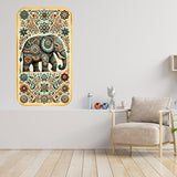 Load image into Gallery viewer, Webelkart Premium Decorative Elephant Wall Painting For Home Decor,Wooden 3D UV Printed Wall Hanging | Modern Ethnic Home Décor for Living Room, Bedroom &amp; Office (17" Inches)