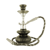 Load image into Gallery viewer, JaipurCrafts Designer Premium Range Micra Hookah Set (Black, 15 inch)