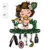 Load image into Gallery viewer, Webelkart Premium Cute Krishna Key Holder for Home/Office Decor/Key Hanger for Wall Decor,Decorative Item for Home (Green)