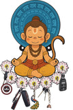 Load image into Gallery viewer, Webelkart Premium Wooden Bal Hanuman Key Holder for Home Decor, Decorative Key Hanger with 7 Hooks,Key Chain Hanger for Home Decor (10" Inches)