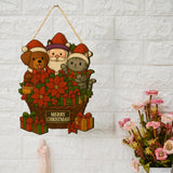 Load image into Gallery viewer, Webelkart Premium Christmas Wall Hanging for Home Decor, Christmas Decorative Item,Hanging Ornaments for Decoration (11 x 8 Inches)