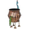 गैलरी व्यूवर में इमेज लोड करें, Webelkart Premium Metal Peacock Candle Holder for Home | Handcrafted Decorative Tealight Holder with Peacock Showpiece &amp; Stand | Indoor Outdoor Holder for Office Diwali Item (8.5" Inches)