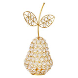 Load image into Gallery viewer, JaipurCrafts Premium Apple Shape Crystal Brass Tealight Candle Holder for Home Decoration |Tealight Candle Holder for Diwali Decor | Candle Holder for Table Decor (8.5" Inches Gold)