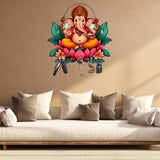 Load image into Gallery viewer, Webelkart Antique Printed Wooden Ganesha Key Holder for Home/Office Decor, Key Hanger for Wall Decor,Key Holder for Home Decor,Key Chain Holder (10" Inches)