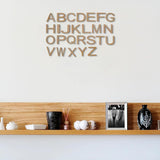 Load image into Gallery viewer, Webelkart Premium Laser Cut 26 PES Capital Alphabet Letter for Kids Learning Gift/Wall Decor/Letter Board/School Board (Wood Colour)