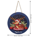 Load image into Gallery viewer, Webelkart Merry Christmas and Happy New Year Printed Wall Hanging/Door Hanging for Home and Office Decor Christmas Decorations Items (Multi Color_14.5 inches)
