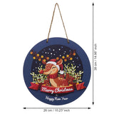 गैलरी व्यूवर में इमेज लोड करें, Webelkart Merry Christmas and Happy New Year Printed Wall Hanging/Door Hanging for Home and Office Decor Christmas Decorations Items (Multi Color_14.5 inches)