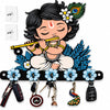 Load image into Gallery viewer, Webelkart Premium Cute Krishna Key Holder for Home/Office Decor/Key Hanger for Wall Decor,Decorative Item for Home (Sky-1)