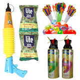 Load image into Gallery viewer, Webelkart Holi Colour Powder Set, Gulal Gun, 2 Thunder Spray Colours, 37 Balloons for Kids and Adults
