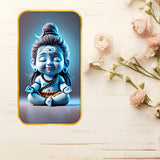 Load image into Gallery viewer, Webelkart Premium Cute Baby Shiva Wall Art with Golden Frame | 3D HD Printed Mahadev Meditation Painting,Wall Decor for Living Room, Bedroom &amp; Temple | Decorative Frame (18 x 10 Inches)
