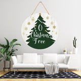 गैलरी व्यूवर में इमेज लोड करें, Webelkart Christmas Wooden Wall Hanging for Home Decor Ornaments for Home | Living Room | Office | Christmas Party Xmas Decor (10&quot; Inches)