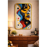 Load image into Gallery viewer, Webelkart Premium Abstract Woman Face Wall Painting For Home Decor, 3D UV Printed Wooden Wall Hanging |Home Décor for Living Room, Bedroom, Office Wall Painting (18 x 10 Inches)