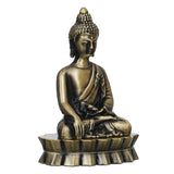 गैलरी व्यूवर में इमेज लोड करें, Webelkart Premium Lord Metal Gautam Buddha Statue of Sakyamuni Statue Showpiece for Home/Office Decor |Decorative Items for Home- Car Dashboard Idols (3.5&quot; Inche)