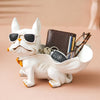 Load image into Gallery viewer, Webelkart Dog Key Holder for Home Entrance – Cute Bulldog Decorative Key &amp; Storage Organizer Tray for Living Room Table &amp; Gifting (10" Inches)