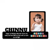 Load image into Gallery viewer, Webelkart Premium Personalized Wooden Photo Frame For Home And Table Decor And Gift for Birthday, Friends, Sister, Brother, Mother &amp; Dad, Tabletop, Rectangular, 12 x 7 Inch