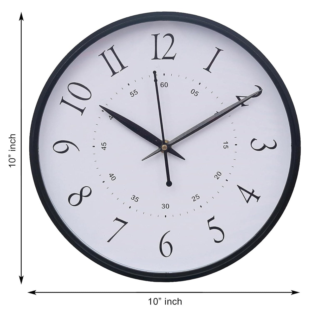 elkart Premium Plastic Wall Clock for Home and Office Decor/Office