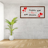 गैलरी व्यूवर में इमेज लोड करें, Webelkart Beautiful Acrylic Home Entrance Name Plate Office Name Plate Decor | Custom name plate for Office and Shops - 12 x 6 inches Home Decor Item