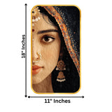 Load image into Gallery viewer, Webelkart Premium Traditional Indian Woman Wall Art For Home Decor| Ethnic Rajasthani Style Wooden Wall Hanging | 3D UV Printed Home Décor for Living Room, Bedroom &amp; Office (18 x 11 Inches 0