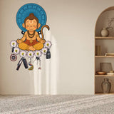 Load image into Gallery viewer, Webelkart Premium Wooden Bal Hanuman Key Holder for Home Decor, Decorative Key Hanger with 7 Hooks,Key Chain Hanger for Home Decor (10" Inches)