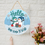 गैलरी व्यूवर में इमेज लोड करें, Webelkart Merry Christmas Wooden Wall Hanging Ornaments for Home Decor | Living Room | Office | Christmas Party,Wall Hanging (10&quot; Inches)