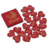 Load image into Gallery viewer, JaipurCrafts Premium I love You Greetings Cards for Couples - Love Gift Box 20 Cards with Reasons Why I Love You in Message Box,Valentine&#39;s Day Red Hearts Decorative Wooden Gift Box (4.5 Inches) Red