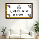 Load image into Gallery viewer, Webelkart Antique Acrylic Customized House Name Plate For Home Entrance Outdoor - Door name plates | Name Plate For Home, Office &amp; Outdoor Entrance (12 x8 inches)