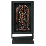 गैलरी व्यूवर में इमेज लोड करें, JaipurCrafts Premium Lord Ayodhya Ram Murti Showpiece | Ram ji ki Murti Lalla Statue in Ayodhya Mandir for Home and Office Decor (9.5&quot; Inches Color-Black and Copper) Shree Ram Ji Ki Murti