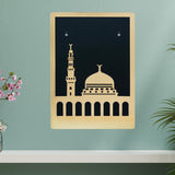 गैलरी व्यूवर में इमेज लोड करें, Webelkart Premium Set Of 3 Laser Cut Wooden Islamic Wall Art, Wall Hanging For Home/Office Decor,Muslim Wall Art For Living Room Decor,Masjid Al Aqsa,Masjid An-Nabawi,Masjid Al Kaaba
