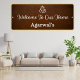 गैलरी व्यूवर में इमेज लोड करें, Webelkart Acrylic Customized House Name Plate For Home Entrance Outdoor - Door name plates | Name Plate For Home, Office &amp; Outdoor Entrance (8 x 4 inches)