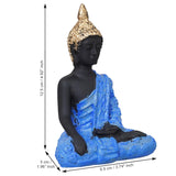गैलरी व्यूवर में इमेज लोड करें, Webelkart Premium Lord Gautam Buddha Statue Showpiece for Home/Office Decor | Diwali Corporate Gifts (4.92&quot; Inches-Blue)