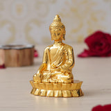 Load image into Gallery viewer, JaipurCrafts Premium Lord Metal Gautam Buddha Statue Showpiece for Home/Office Decor |Decorative Items for Home - Car Dashboard Idols (3.5&quot; Inches-Gold)