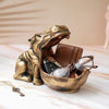 Load image into Gallery viewer, Webelkart Premium Big Mouth Hippopotamus Showpiece for Home Decor | Figurine Sculpture | Hippopotamus Organizer Tray for Keys,Candy &amp; Jewelry |Animal Figurine Home for Living Room Diwali Decor 10" in