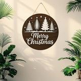 Load image into Gallery viewer, Webelkart Antique Merry Christmas Door Wall Hanging| Christmas Tree Decoration Items| Xmas Decor Hanging (10&quot; Inches)