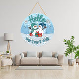 गैलरी व्यूवर में इमेज लोड करें, Webelkart Merry Christmas Wooden Wall Hanging Ornaments for Home Decor | Living Room | Office | Christmas Party,Wall Hanging (10&quot; Inches)