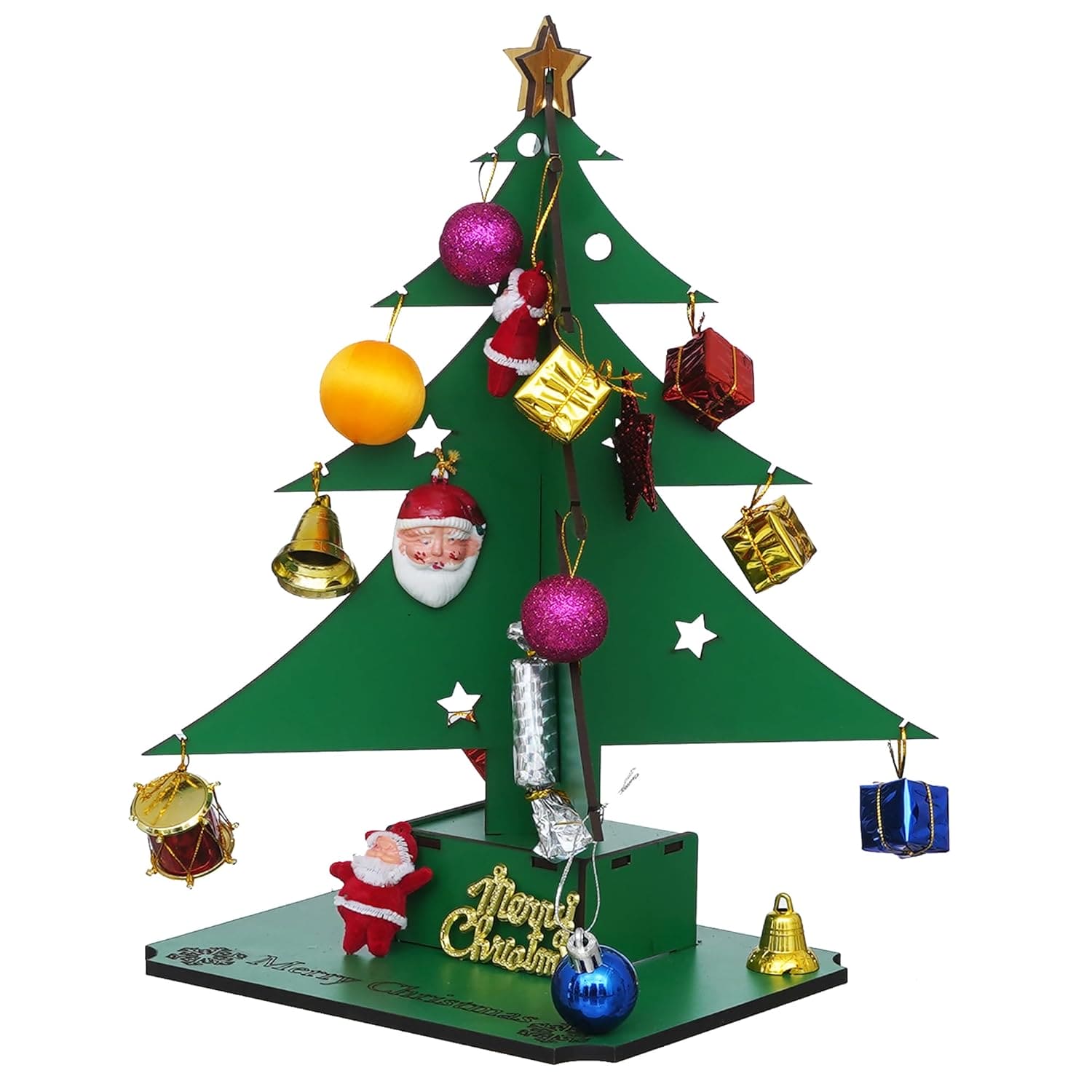 Webelkart Premium Artificial Mini Christmas Tree with 20 Ornamnets