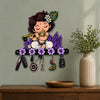 Load image into Gallery viewer, Webelkart Premium Cute Krishna Key Holder for Home/Office Decor/Key Hanger for Wall Decor,Decorative Item for Home (Purple)