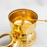 Load image into Gallery viewer, Webelkart Premium Pure Brass Akhand Diya with Adjustable Bati for Puja, Jyot Diya for Diwali Decor,100% Pure Brass Diya for Home, Oil Wick Lamp Deepak ( 10&quot; Inches )
