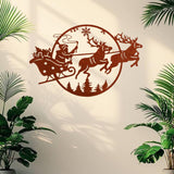 गैलरी व्यूवर में इमेज लोड करें, Webelkart Premium Red Christmas Tree Ornament Hanging, Acrylic Wall Decorations,Christmas Hanging for Home Decor (13 x 8 Inches)