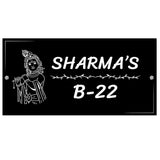 Load image into Gallery viewer, Webelkart Premium Acrylic Customised Name plate for home Entrance And Office Custom name plate for Home and Shops - 12 x 6 inches