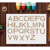 गैलरी व्यूवर में इमेज लोड करें, Webelkart Premium Laser Cut 26 PES Capital Alphabet Letter for Kids Learning Gift/Wall Decor/Letter Board/School Board (Wood Colour)
