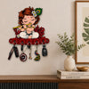 Load image into Gallery viewer, Webelkart Premium Cute Krishna Key Holder for Home/Office Decor/Key Hanger for Wall Decor,Decorative Item for Home (Red)