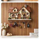 Load image into Gallery viewer, Webelkart Beautiful Sweet Home Key Holder for Home/Office Decor | Decorative House Key Hanger for Wall Key Chain for Home Entrance, Living Room Key Chain Holder (12" Inches)