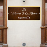 गैलरी व्यूवर में इमेज लोड करें, Webelkart Acrylic Customized House Name Plate For Home Entrance Outdoor - Door name plates | Name Plate For Home, Office &amp; Outdoor Entrance (8 x 4 inches)