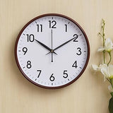 Load image into Gallery viewer, jaipurCrafts Premium Plastic Wall Clock for Home and Office Decor/Office Wall Clocks/Wall Clock for Living Room (Brown)